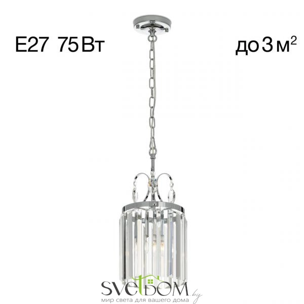 Citilux Инга CL335111 Подвесной хрустальный светильник Хром