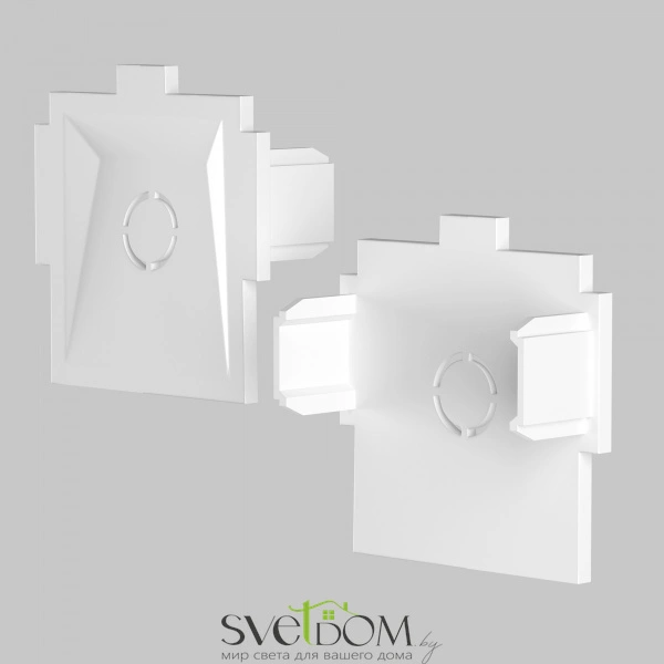 Комплект заглушек к встраиваемому шинопроводу Radity 2шт TRA084EC-12W