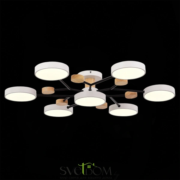 SLE6006-502-07 Светильник потолочный Белый/Белый LED 7*12W 3000K/4500K/6000K FAEMA