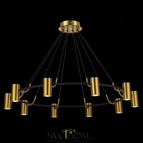 SL1215.403.10 Светильник подвесной ST-Luce Черный, Латунь/Латунь GU10 10*5W 4000K TALIA