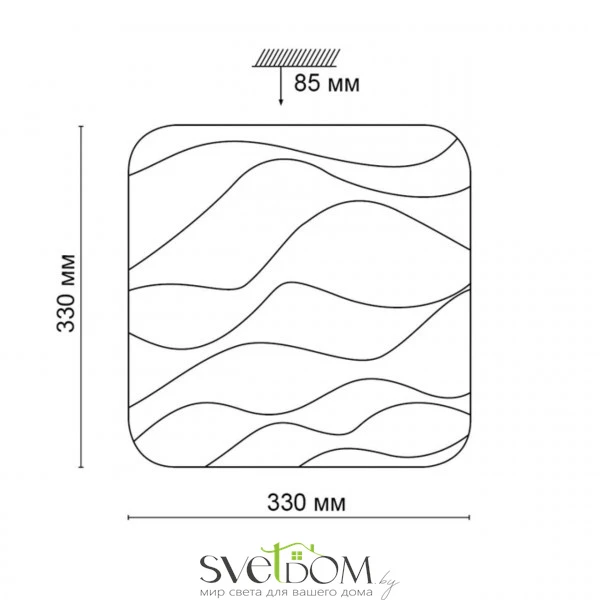 Настенно-потолочные светильники  2091/CL от Магазина Svetdom.by