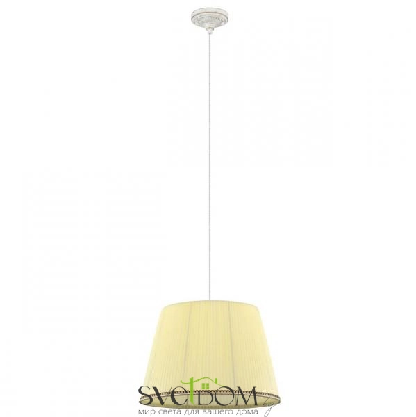 Citilux Вена CL402023 Подвесной светильник патина с кремовым абажуром