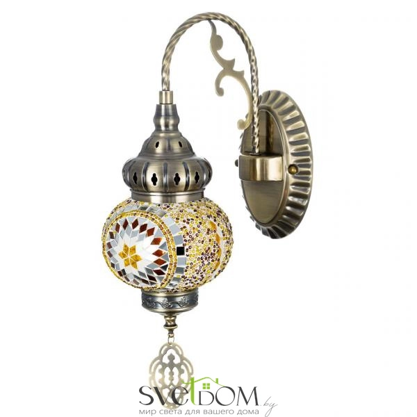 CITILUX CL419315 Каир Мозаика Янтарь Бра