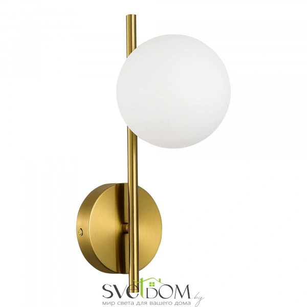 SLE1193-301-01 Светильник настенный Латунь/Белый G9 1*5W 4000K ENKEL