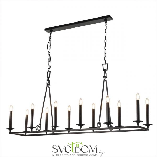 Citilux Маркиз CL471265 Люстра замковая подвесная Чёрная