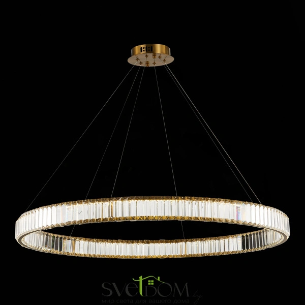 SL1622.313.01 Люстра подвесная ST-Luce Латунь/Прозрачный LED 1*68W 4000K TIVOLI