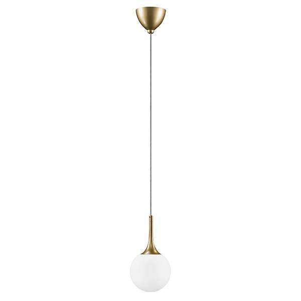 Lightstar 813012 Подвес GLOBO 1х40W E14 gold/white