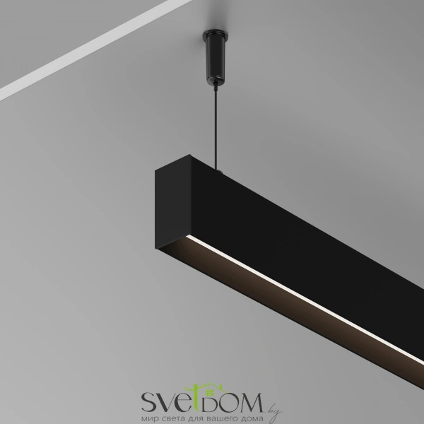 Алюминиевый профиль накладной-подвесной 25x42 (Черный, 2 м), ALM-2542-B-2M 633010