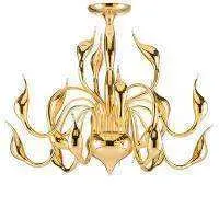 Lightstar 751182 Люстра потол Cigno collo 18х20W G4 ЗОЛОТО