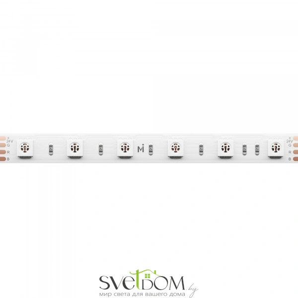 Светодиодная лента Base 24В 5050 14,4Вт/м RGB 5м IP 20 201197