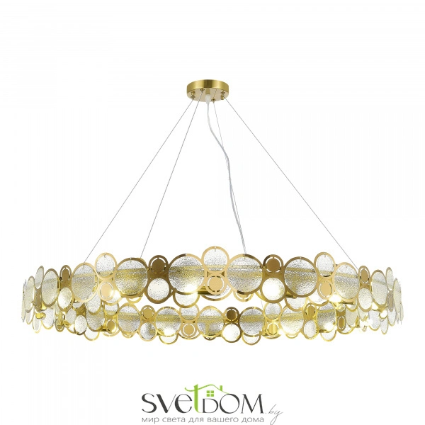 SL6133.303.16 Светильник подвесной ST-Luce Латунь/Прозрачный G9 16*5W 4000K SWATCH