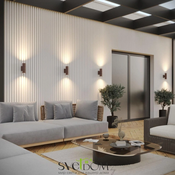 370989 STREET NT25 000 коричневый Светильник ландшафтный IP65 GU10 2*50W 100-240V LANDSCAPE