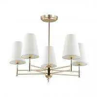 4436/5C NEOCLASSI LN20 191 золотой, белый Люстра потолочная E14 5*40W 220V DORIS