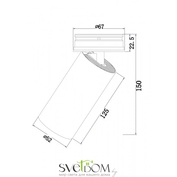 Потолочный светильник Technical C057CL-L12B3K