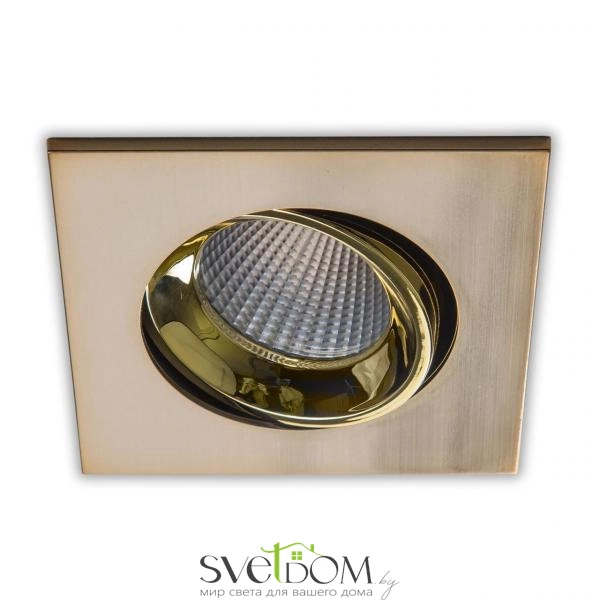 Citilux Альфа CLD001KNW6 LED Встраиваемый светильник Бронза Золото