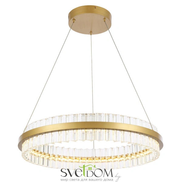 SL383.213.01 Светильник подвесной ST-Luce Матовое золото/Прозрачный LED 1*44W 3000K CHERIO