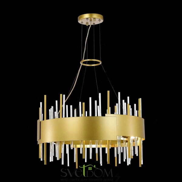 SL1633.203.12 Люстра подвесная ST-Luce Матовое золото/Матовое золото,Прозрачный E14 12*40W OLVERA