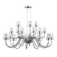 Lightstar 758214 Люстра подв. DIAFANO 21х40W G9 ХРОМ/ПРОЗРАЧНЫЙ