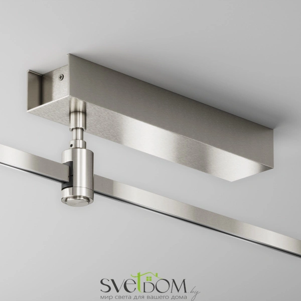 Основание потолочное Short для блока питания с вводом питания Flarity платина