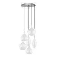 Lightstar 803060 Подвес PENTOLA 6х40W E14 ХРОМ/БЕЛЫЙ