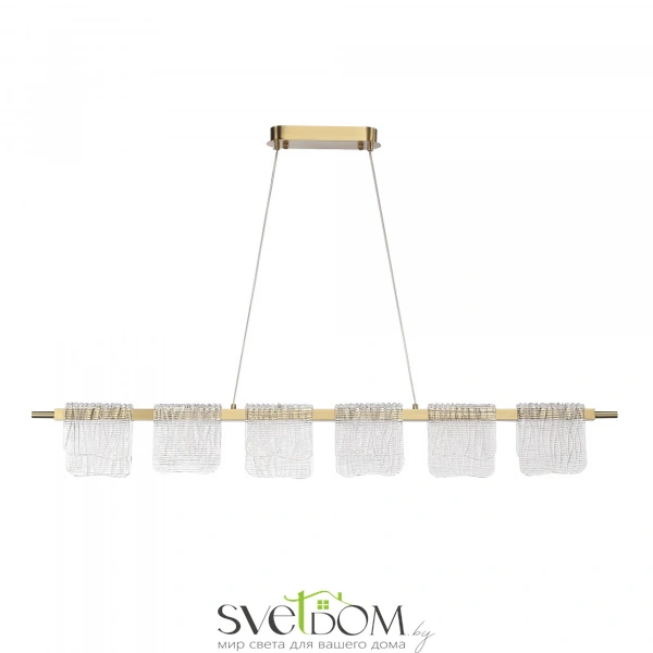 SL6021.203.36 Светильник подвесной ST-Luce золотистый/прозрачный LED 1*36W 4000K VOILE