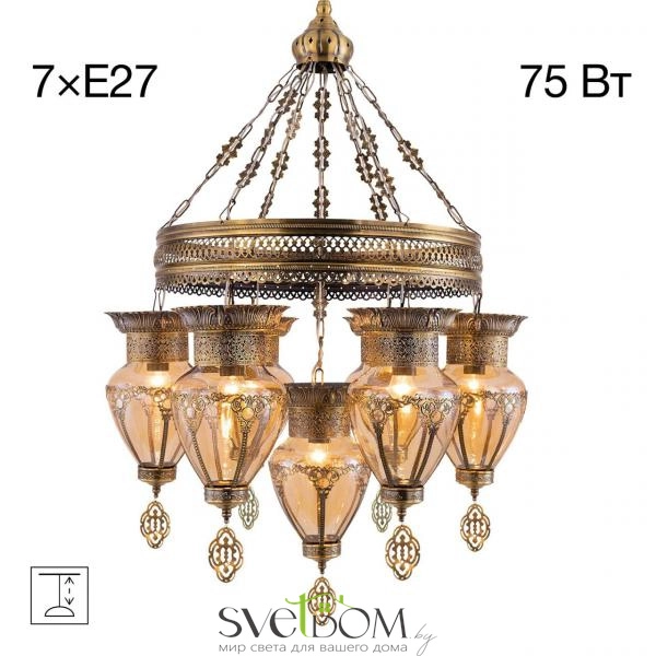 Citilux Каир CL419263 Люстра подвесная Бронза