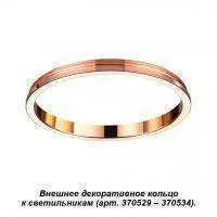 370544 KONST NT19 147 медь Внешнее декоративное кольцо к артикулам 370529 - 370534 UNITE