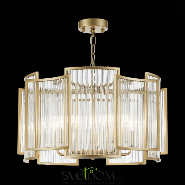 SL1234.203.05 Люстра подвесная ST-Luce Шампань/Прозрачный, Шампань E14 5*60W COSENZA