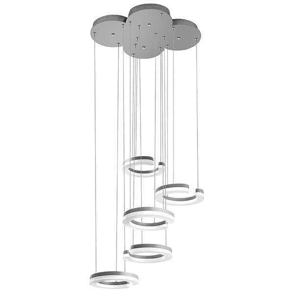 Lightstar 763439 Подвес UNITARIO 46W LED 5060LM СЕРЕБРО МАТОВЫЙ 3000K