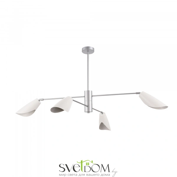 SLE1254-103-04 Светильник подвесной Серебристый/Белый E14 4*60W ALTON