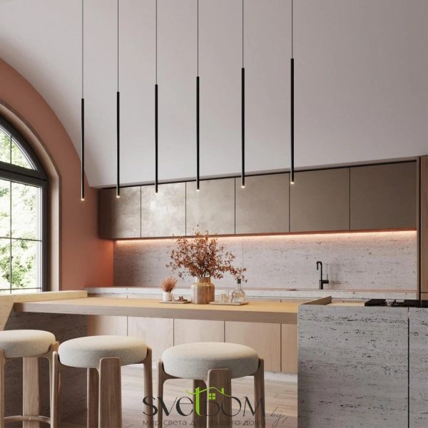 7103/4L HIGHTECH ODL26 269 светильник черный/металл IP20 LED 4W 250Лм 3000K 30° 220V MILLY