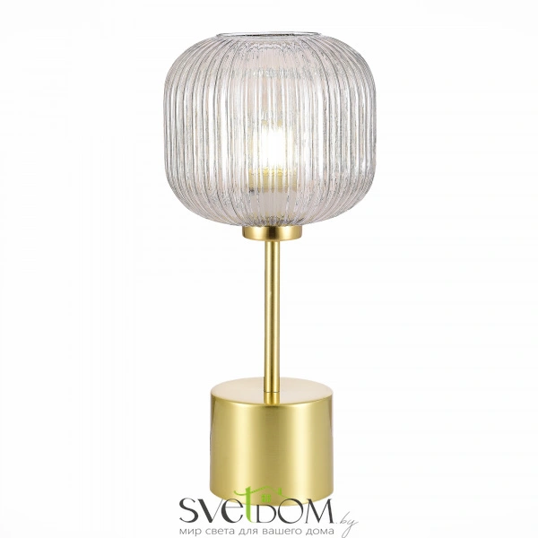 SL1154.314.01 Прикроватная лампа ST-Luce Латунь/Коньячный E27 1*60W GRAN