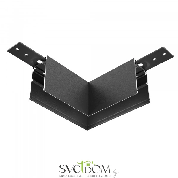 Коннектор угловой Exility накладной черный TRA034HCL-41B