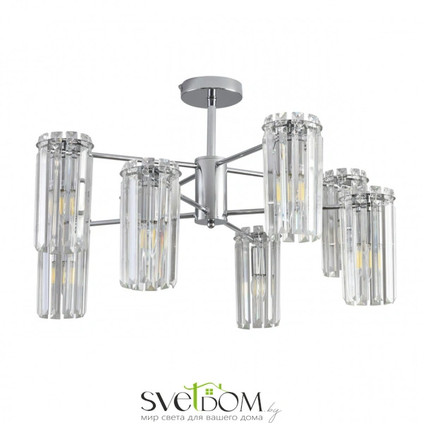 8348/8C CLASSI LN26 156 хром/прозрачный, металл/хрусталь Люстра подвесная E14 8*40W 220V FAVLA