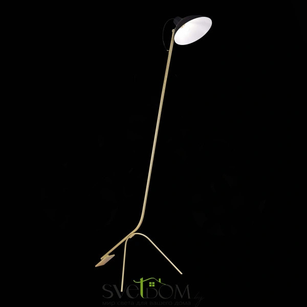 SL1803.205.01 Торшер ST-Luce Золотистый, Черный/Черный E27 1*60W JARRO