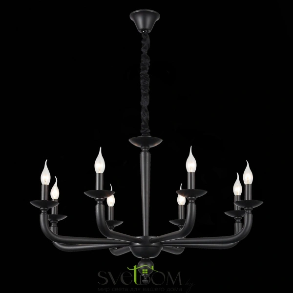 SL1114.403.08 Люстра подвесная ST-Luce Черный E14 8*40W FORTEZA