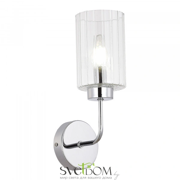 SLE1127-101-01 Светильник настенный Хром/Прозрачный E14 1*40W TILDA