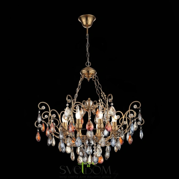 SL421.303.08 Люстра подвесная ST-Luce Бронза/Мульти E14 8*40W VIANETA