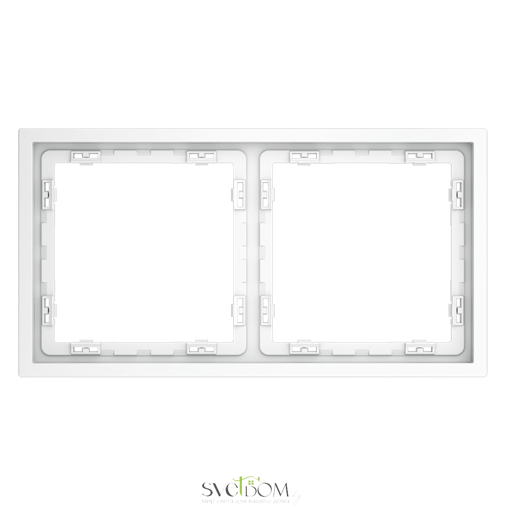 Рамки пластиковые Voltum S70 Белый VLS100202 Voltum VLS100202