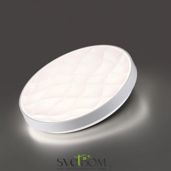 7672/ELN PALE SN 204 Светильник пластик/белый LED 76Вт 3000/4000/6000К D485 IP43 CCT GITUM