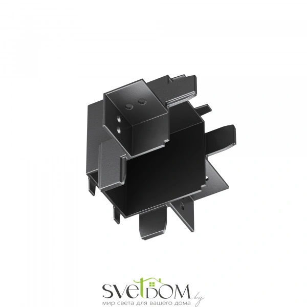 Коннектор угловой внутренний Radity встраиваемый черный TRA084CT-12B
