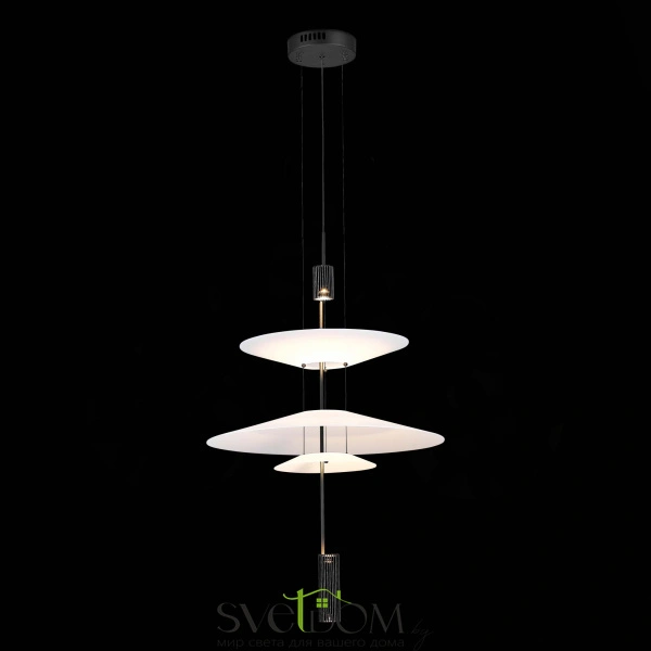 SL6101.413.01 Люстра подвесная ST-Luce Черный/Белый LED 1*15W 3000K ISOLA