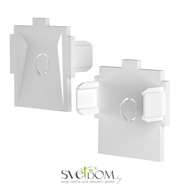 Комплект заглушек к встраиваемому шинопроводу Radity 2шт TRA084EC-12W