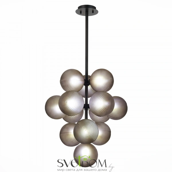 SL1184.403.13 Люстра подвесная ST-Luce Черный/Дымчатый G9 13*5W TODO