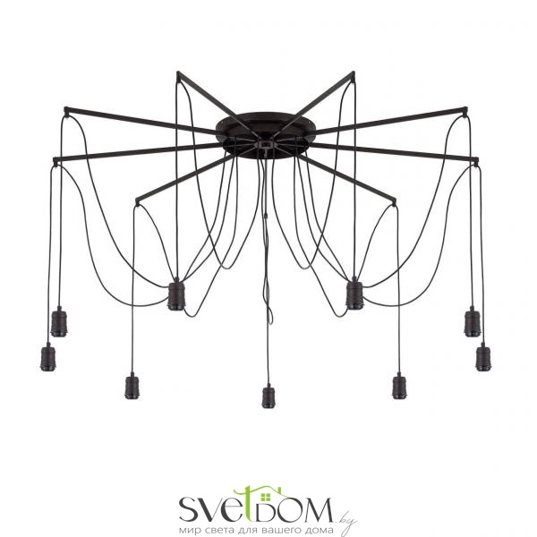 Citilux Эдисон CL451292 Люстра паук Венге