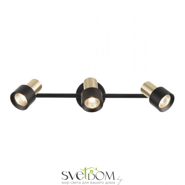 Citilux SAT CL505631 Спот поворотный с выключателем Чёрный+Золото