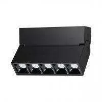 358323 OVER NT19 225 черный Светильник накладной IP33 LED 4000К 13W 110-265V EOS