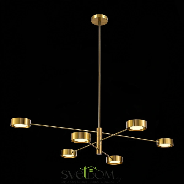 SL6504.302.06 Светильник потолочный ST-Luce Латунь/Латунь LED 6*5W 3000K VICO