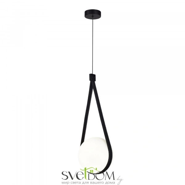 SL2002.413.01 Светильник подвесной ST-Luce Черный/Белый E27 1*60W MOONBAG