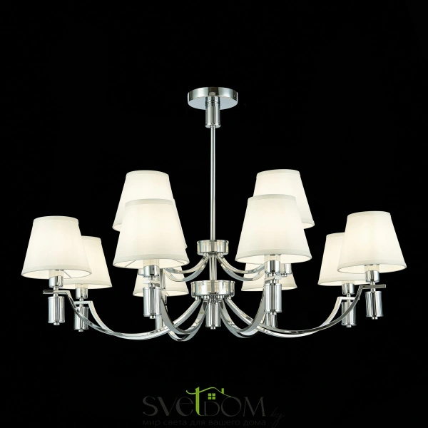 SLE111303-12 Светильник подвесной Хром/Белый E14 12*40W MONZA